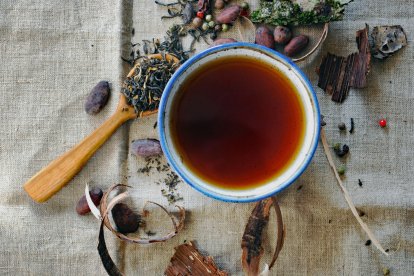 Una infusión.