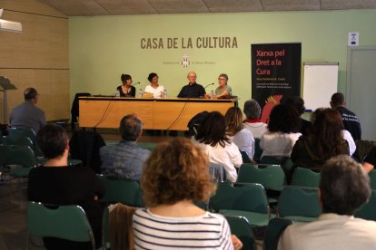 Un momento de la jornada que se celebró ayer en Les Borges Blanques. - I. GÓMEZ