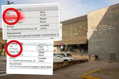 Esperas de año y medio en la sanidad pública en Lleida para tener una visita: “es surrealista”