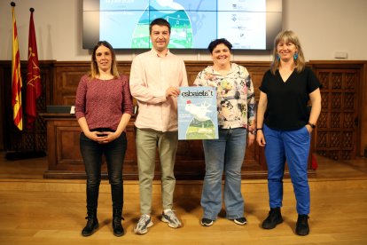 Presentació del 18è Esbaiola't a l'IEI de Lleida.