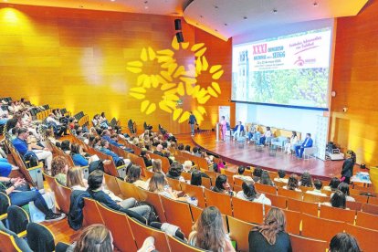 El congreso estatal de enfermeras geriátricas se celebra hasta hoy en el campus de Cappont de la UdL. - PAU PASCUAL
