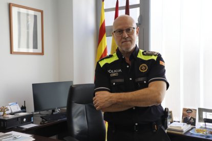 Josep Ramon Ibarz es intendente de la Guardia Urbana desde agosto de 2007. - AMADO FORROLLA