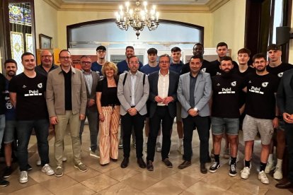 La Diputació rep el CB Mollerussa després de guanyar la Supercopa - DIPUTACIÓ DE LLEIDA