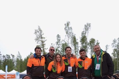 L’equip que va representar Espanya amb alumnes del Solsonès. - ESCOLA AGRÀRIA DEL SOLSONÈS