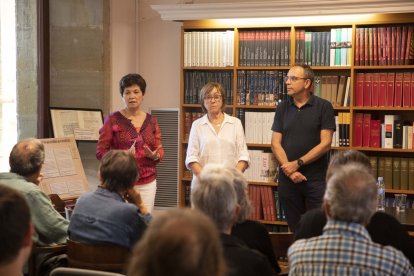 Conferència d’ahir sobre Duran i Sanpere a l’Arxiu Comarcal. - C.MARSIÑACH