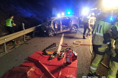 El sinistre mortal es va produir de matinada a l’autovia A-7. - EFE/ AJUNTAMENT DE MÀLAGA