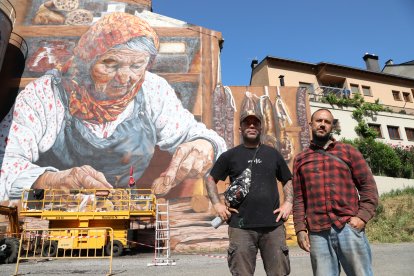 El mural.