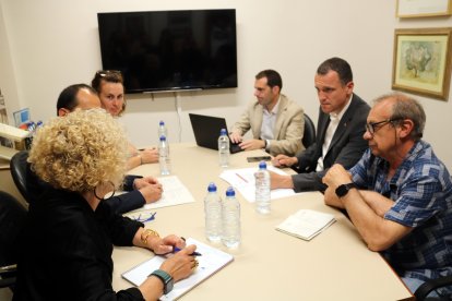 Reunió entre el Departament d'Agricultura i el consell comarcal de l'Urgell a Tàrrega