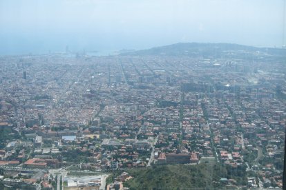 Vista de Barcelona des de Collserola.