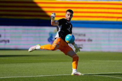 El Barça aún no ha presentado a Joan Garcia. - EFE