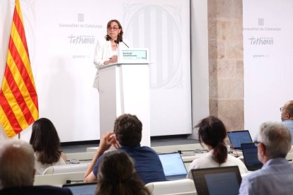 La portavoz del Govern de la Generalitat, Sílvia Paneque. - GENERALITAT DE CATALUNYA
