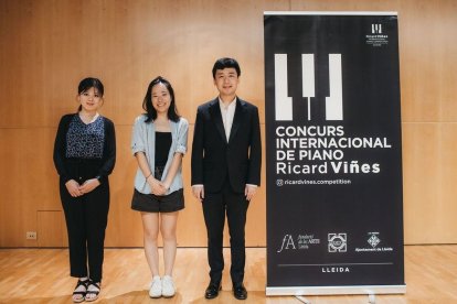 Saya Ota, Karina Tseng i Yuanfan Yang, els tres finalistes del concurs Ricard Viñes de piano. - GRZESIEK MART