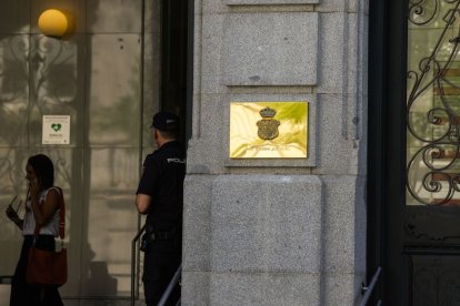 L’entrada al Consell General del Poder Judicial, a Madrid. - EFE/ MARISCAL