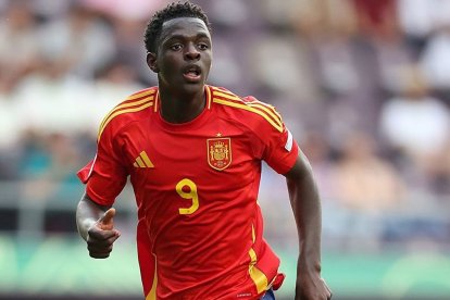 El lleidatà Janneh, durant la disputa del torneig. - RFEF