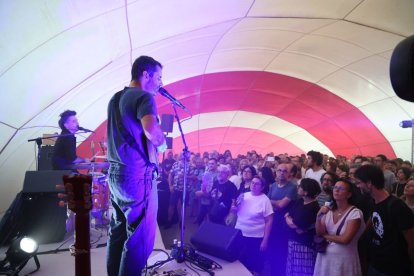 El Petit de Cal Eril, el jueves en el Mercat del Pla de Lleida. - AMADO FORROLLA