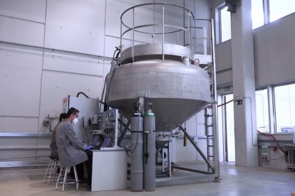 Una de las máquinas utilizadas para la recuperación de materia. - EURECAT