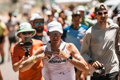 Kilian Jornet, tercero en la Western States 100 de California