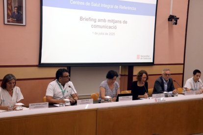 Portavoces de Salud explicaron ayer el funcionamiento de los CSIR. - ACN