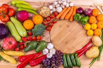 Frutas y verduras.