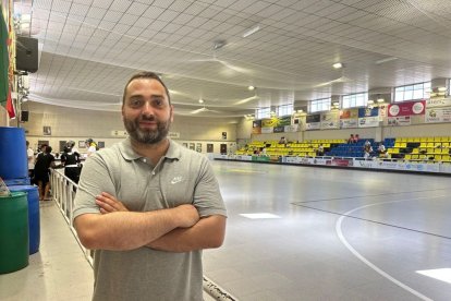 Lluís Rodero, ayer en el pabellón del Vila-sana. - V.P.