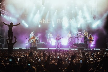 El Canet Rock, en Lleida TV - ARTUR GAVALDÁ