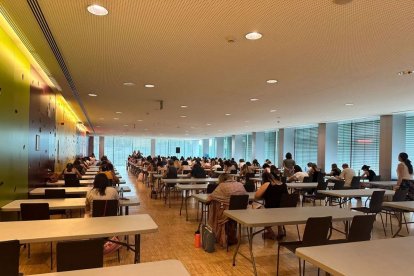 Les proves d’ahir es van celebrar a la Llotja. - AJUNTAMENT DE LLEIDA
