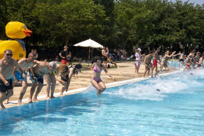 Les piscines de Tàrrega aquest diumenge.