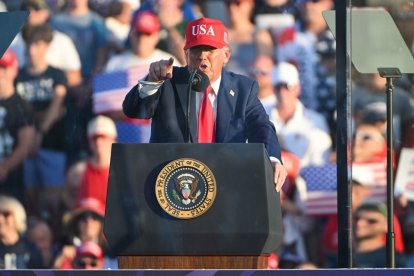 Fotografía de archivo del presidente de EE.UU., Donald J. Trump. - EFE