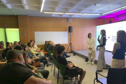 Presentació a Tremp el passat mes de maig del grau d’Infermeria que s’impartirà al Jussà. - C.SANS