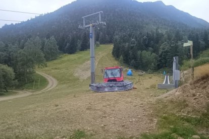 Imatge de l’estació de Tavascan la setmana passada. - TAVASCAN