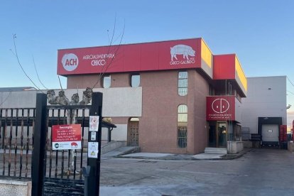 Imagen de las instalaciones de Agroalimentaria Chico en la localidad burgalesa de Aranda de Duero.