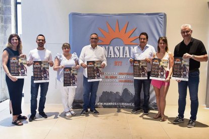 Presentació de la prova al castell de Verdú. - LAIA PEDRÓS