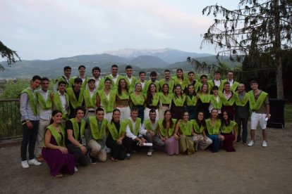 Los graduados de la primera promoción el pasado junio.