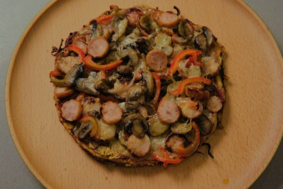 Imagen de archivo de una pizza.