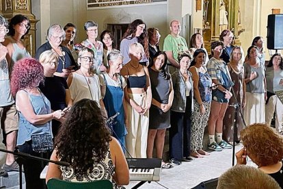 Uno de los conciertos que se hizo en la iglesia parroquial.; Array
