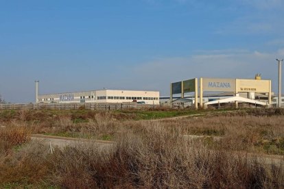 L’actual planta de prefabricats, que preveu ampliar en una zona al nord d’Almacelles.