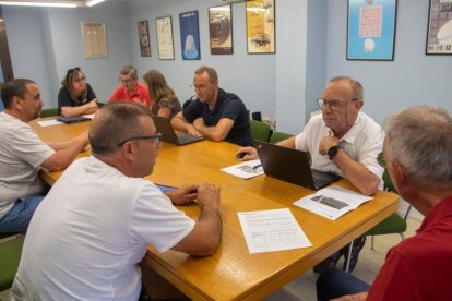 Técnicos de Agricultura comenzaron a peritar daños por el incendio. - LAIA PEDRÓS