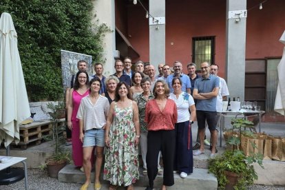 Trobada dimecres passat de representants de FiraTàrrega i del Club dels Mecenes del certamen. - FIRATÀRREGA