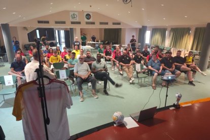 Un momento de la presetación, ayer en Orvepard, del Memorial Quim Sala. - JCMC