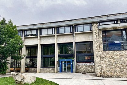 Er Espitau Val d’Aran, plaçat en Vielha, en ua imatge d’archiu.; Array