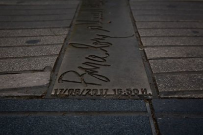 Memorial de la Rambla que ret homenatge a les víctimes del 17-A. - DAVID ZORRAKINO / EUROPA PRESS