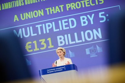 La presidenta de la Comissió Europea, Ursula von der Leyen. - UNIÓ EUROPEA