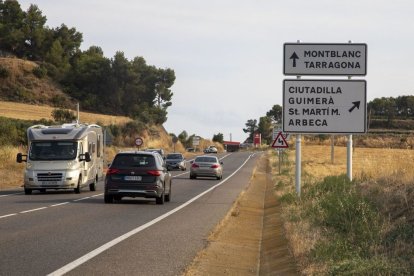El nombre de Nalec no aparece en la señalización de la C-14. - L. PEDRÓS