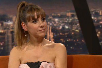 Bibiana Ballbè, durante su visita a ‘Col·lapse’. - 3CAT