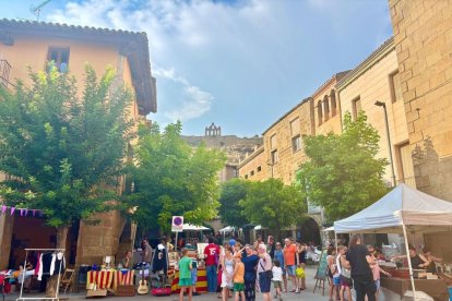 La celebración del Flea Market en Sanaüja. - IMMA SALMERÓN