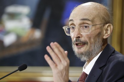 El expresidente  del Gobierno de Aragón, Javier Lambán, en una imagen de archivo.