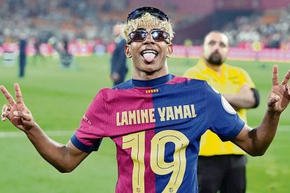 El futbolista Lamine Yamal. - EP