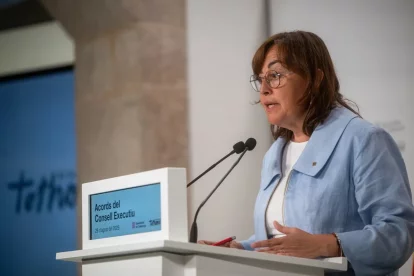 La portaveu del Govern, Sílvia Paneque, després de la primera reunió del curs del Consell Executiu. - EUROPA PRESS