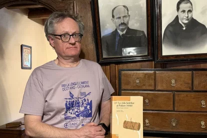 L’historiador Ignasi Ros, encarregat de l’edició del llibre. - ACN / MARTA LLUVICH