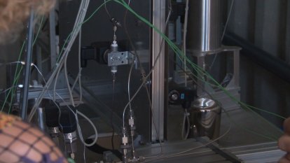 Tret de sortida del centre de proves de motors coet de l'Estratègia NewSpace a l'aeroport de Lleida-Alguaire